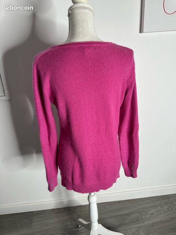 Pull rose bonbon angora balsamik T38/40 M/L (image 6)