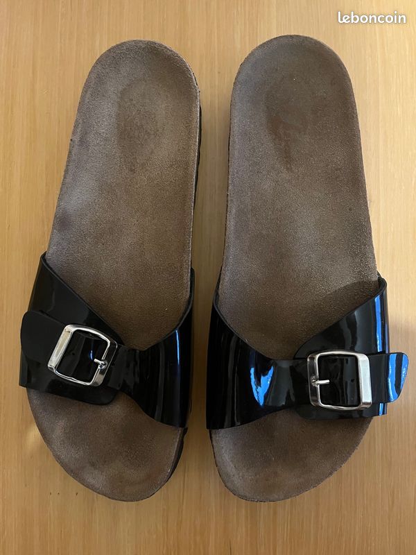 Bata Claquettes Noir, P.39 (image 3)