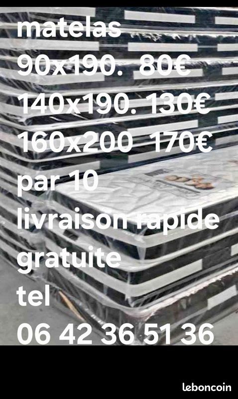 Matelas+ sommier (image 4)