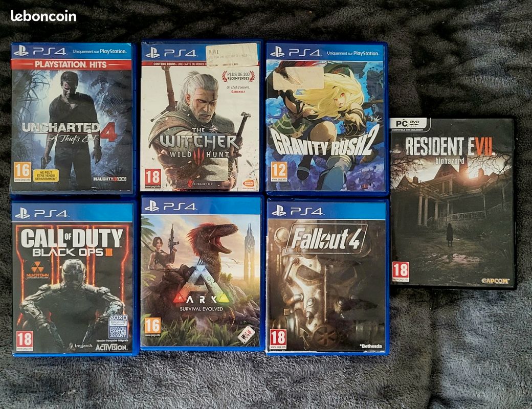 Lot de jeux vidéo PS4 (image 2)