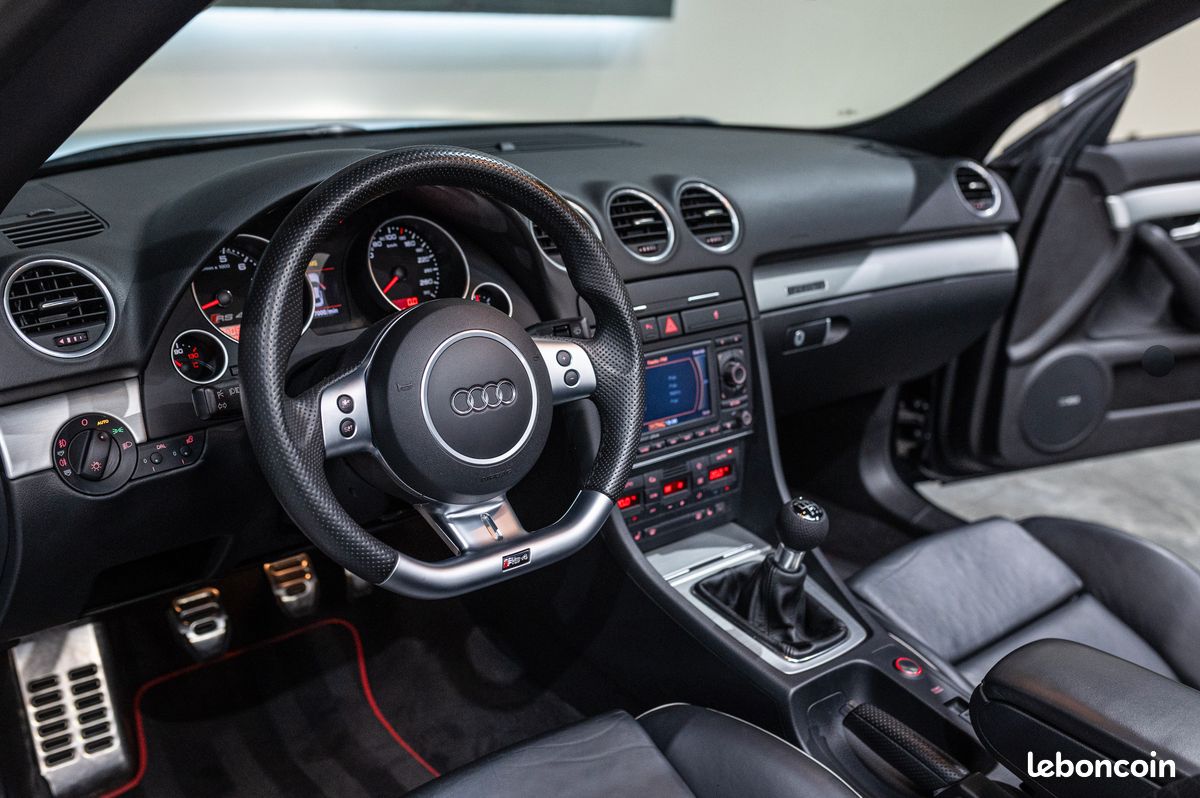 Audi RS4 B7 Cabriolet 4.2 V8 FSI 420 Quattro - 85 000 Kms - 1507 Exemplaires - Rare État Collection (image 8)