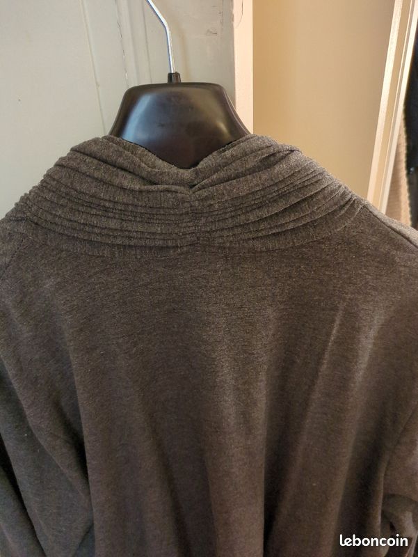 Gilet long gris taille 5 Nana Belle (image 6)