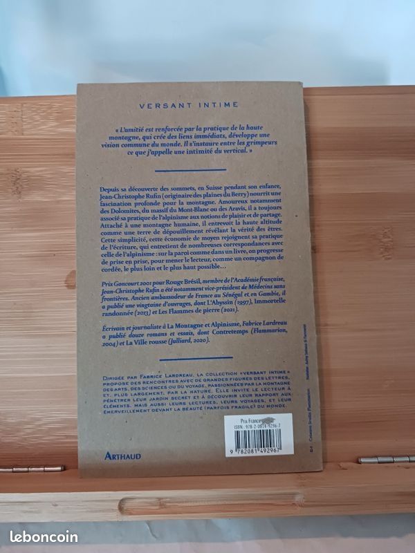 Montagnes humaines - Entretiens avec Fabrice Lardreau Jean-Christophe Rufin 9782081492967 (image 3)