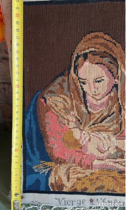 Canevas déjà brodé « Vierge à l’enfant » (image 3)