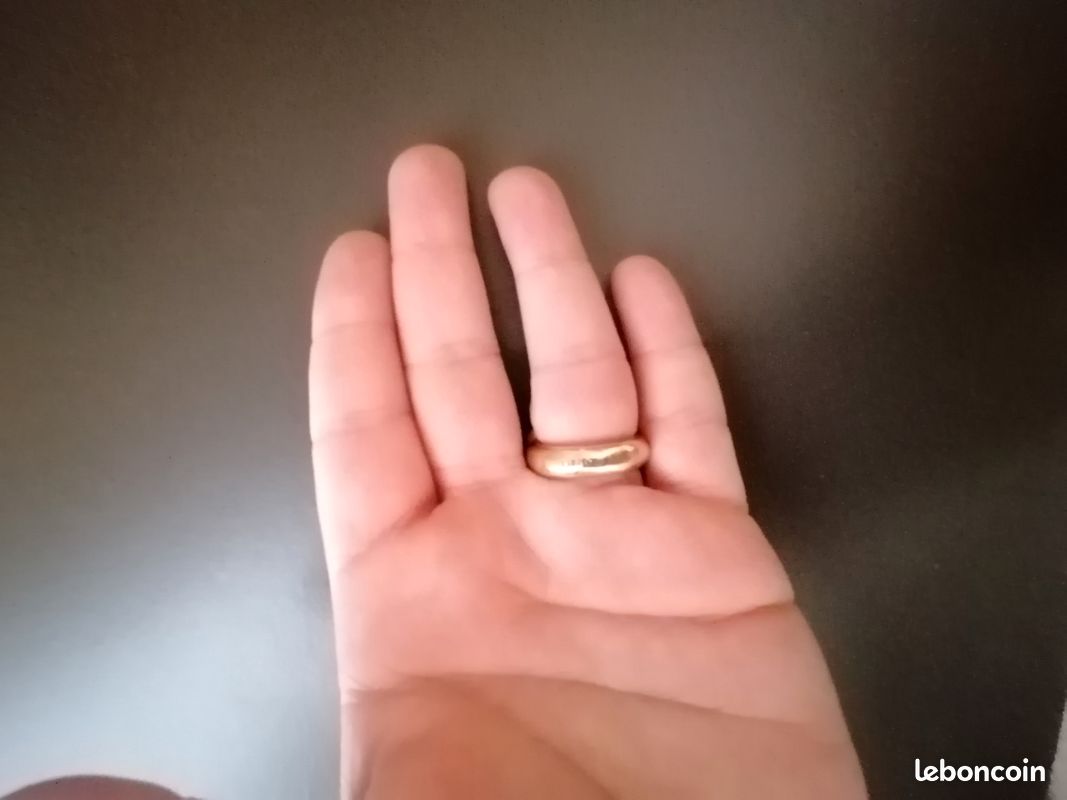 Bague plaqué or Unode50 (image 4)