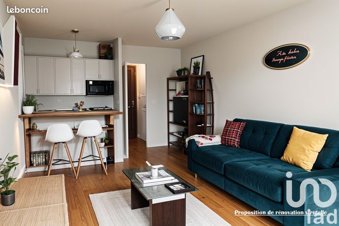 Studio 1 pièce 22 m²