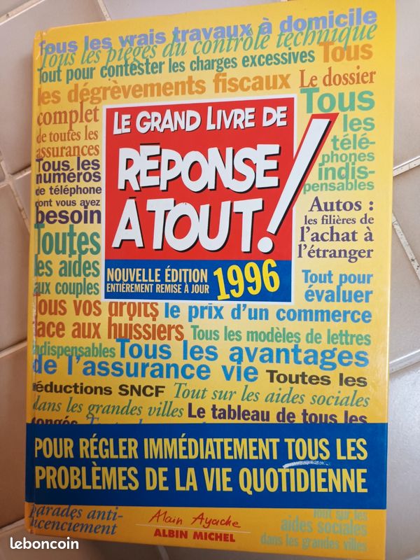 Le grand livre de réponse à tout (image 1)