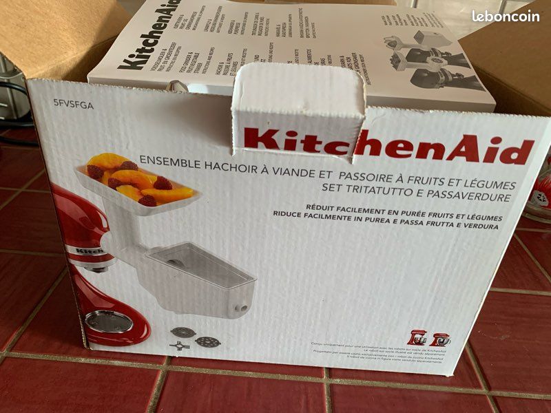 Ensemble kitchenaid hachoir et passoire à fruits et légumes neuf (image 17)