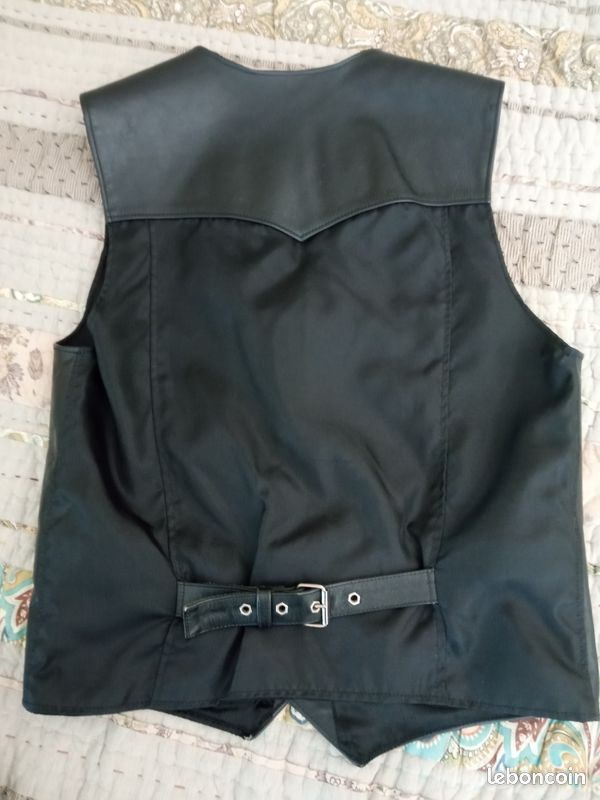 Gilet en cuir, Harley Davidson taille M (image 2)