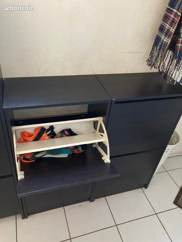 Caissons pour chaussures Ikea noirs (image 2)