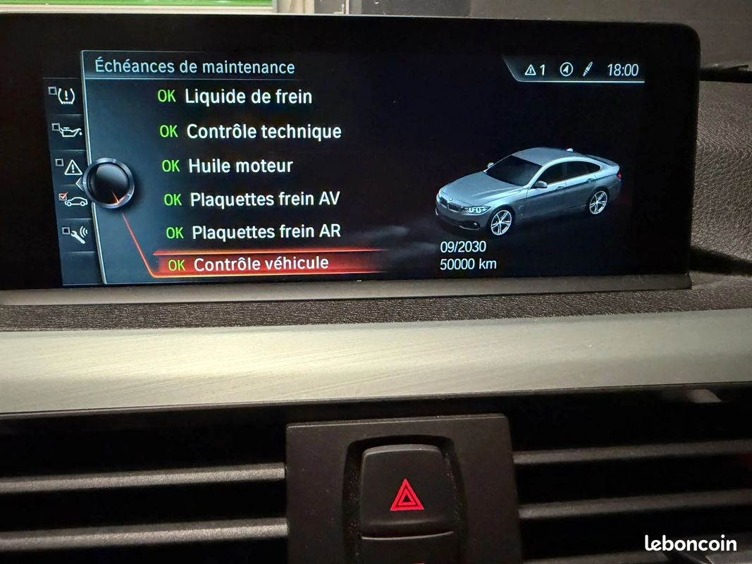BMW SERIE 4 430D XDRiVE M SPORT / SIEGES MEMOIRE/ APPLE CARPLAY (image 20)