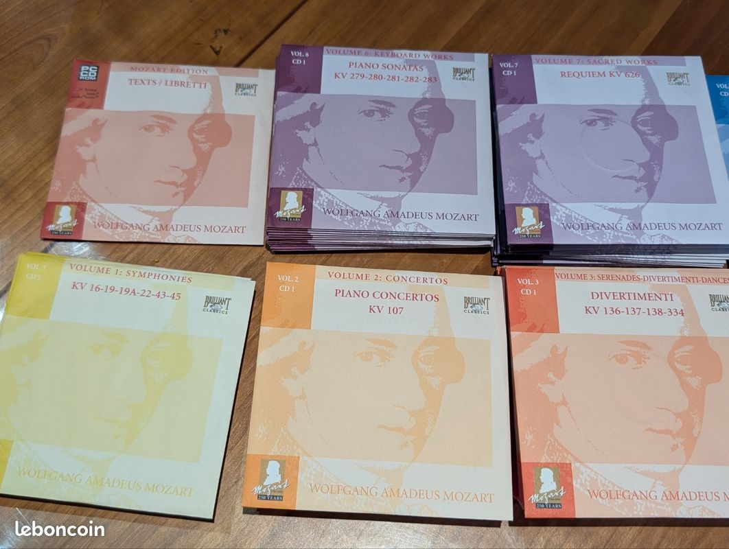 Compile de 155 CD de Wolfgang Amadeus Mozart (image 5)