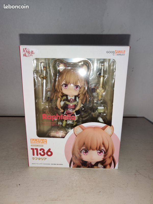 Nendoroid 1136 Raphtalia - ORANGE ROUGE Figure - Neuf