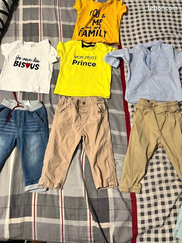 Vente de vêtements d’été pour enfants de 12 mois en bon état à venir chercher sur place (image 1)