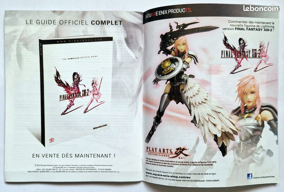 NEUF: Coffret jeu FINAL FANTASY XIII-2 sur PS3 playstation 3 en