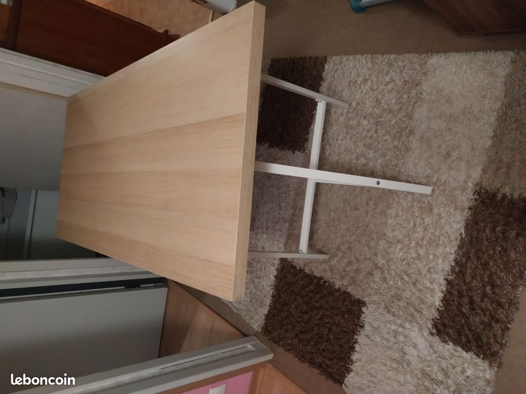 Bureau tréteaux 120 cm (image 1)