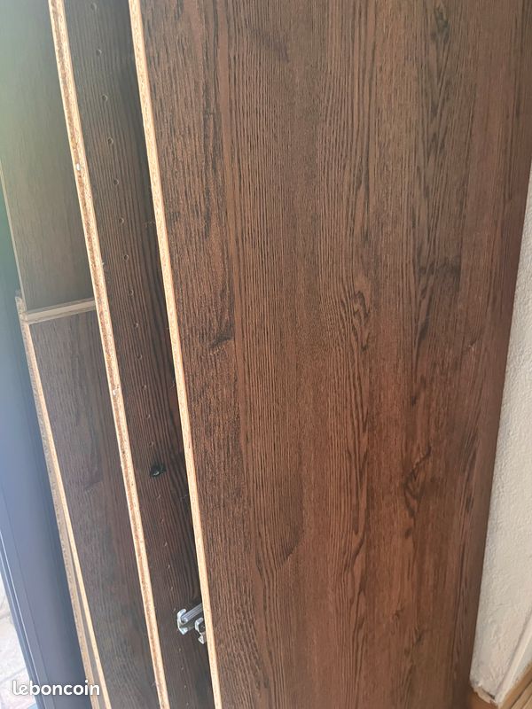 Armoire Ikea Pax Noyer - 3 tiroirs et penderie (image 4)
