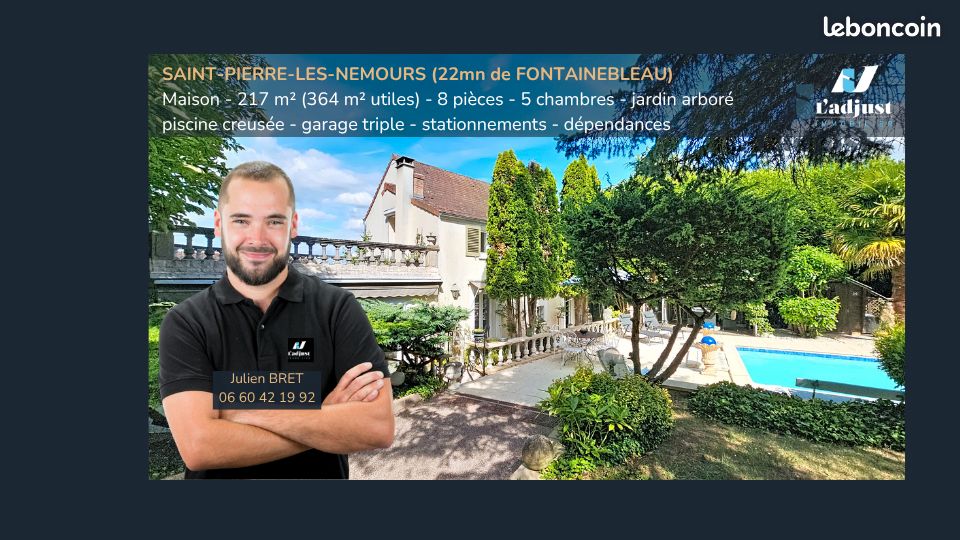 Maison 8 pièces 217 m² · à Saint-Pierre-lès-Nemours · 217 m² · 670 000 €