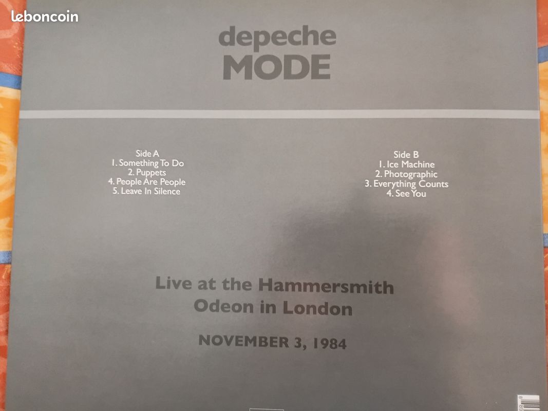 Lp 33t picture disc de depeche mode (2023) (image 2)