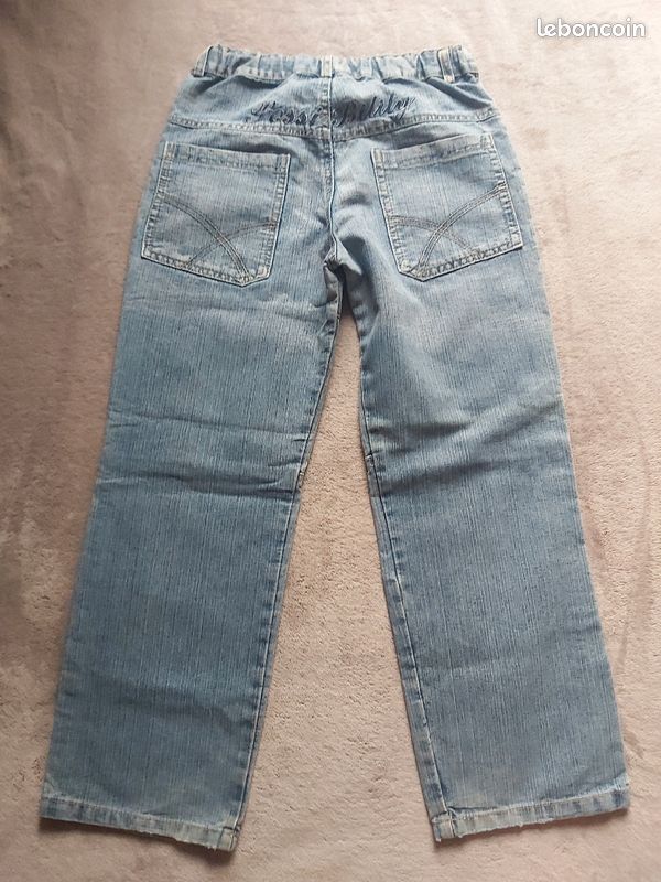 Jeans Bleu Clair Garçon (image 3)