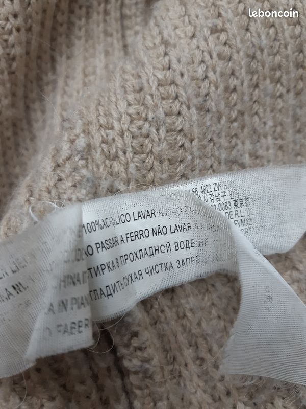 Pull Femme Forever 21 Beige Léger - Taille S, 100% Coton, Boutonné - Neuf Avec Étiquette