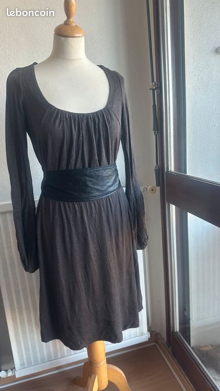 Robe en laine viscose Biscote t/M tbe (image 6)
