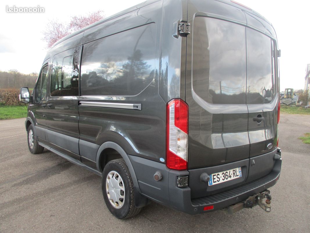 Ford transit 4x4 2l tdci 170 cv l3h2 6 places cabine approfondie tva recuperable (image 3)