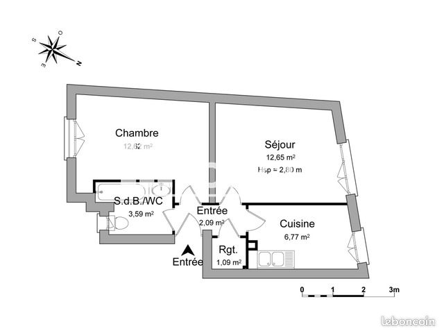 Appartement a louer le plessis-robinson - 2 pièce(s) - 38 m2 - Surfyn