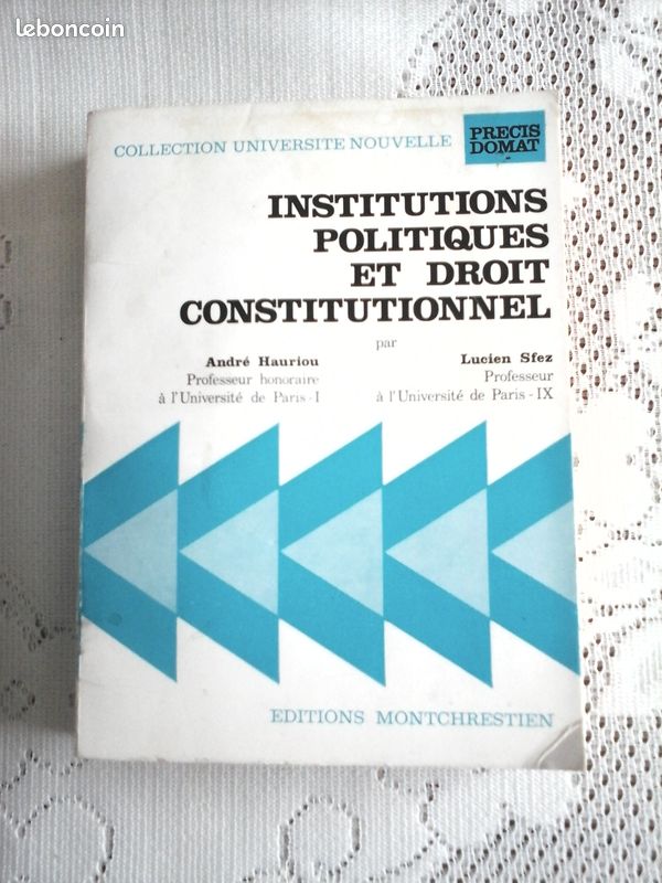 Livres de droit : Public, Administratif, Civil et constitutionnel (image 4)