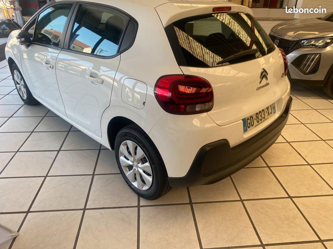 Citroen C3 FEEL BUSINESS 1.2I 83 CH 12/2021 47025 KM GARANTIE 12 MOIS (image 3)