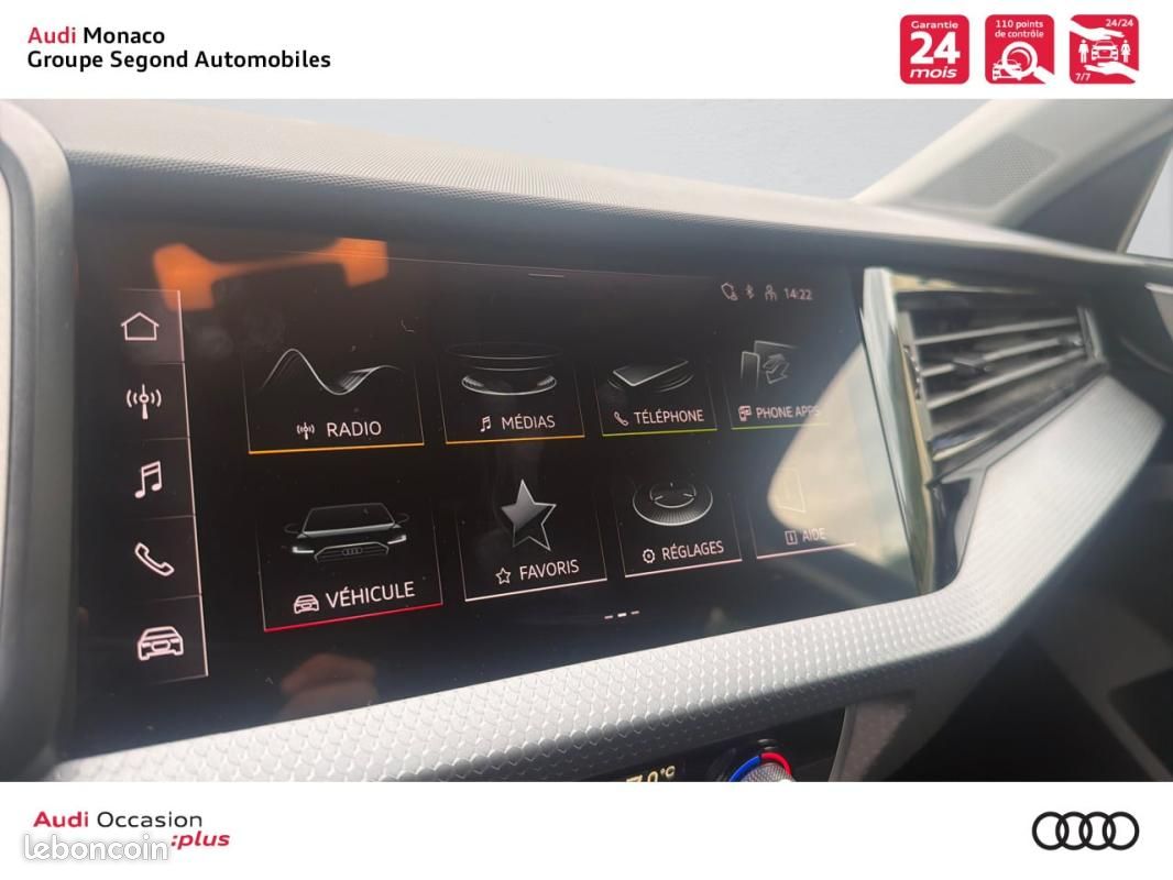 Audi A1 sportback 30 TFSI 110 ch BVM6 Advanced (image 12)