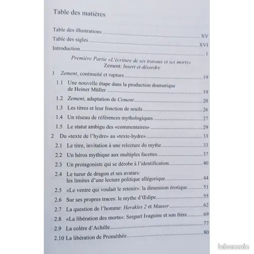 Du texte-hydre au texte-sphinx - Les inserts dans le théâtre de Heiner Müller par Thomas Zenetti Collection "Contacts" Theatrica-26 - Editions Peter Lang 2007 (image 4)