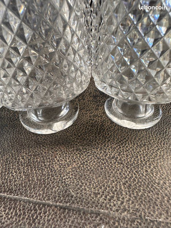 Lot de 3 Carafes en Cristal BACCARAT France – Signées – Milieu XXe (image 20)