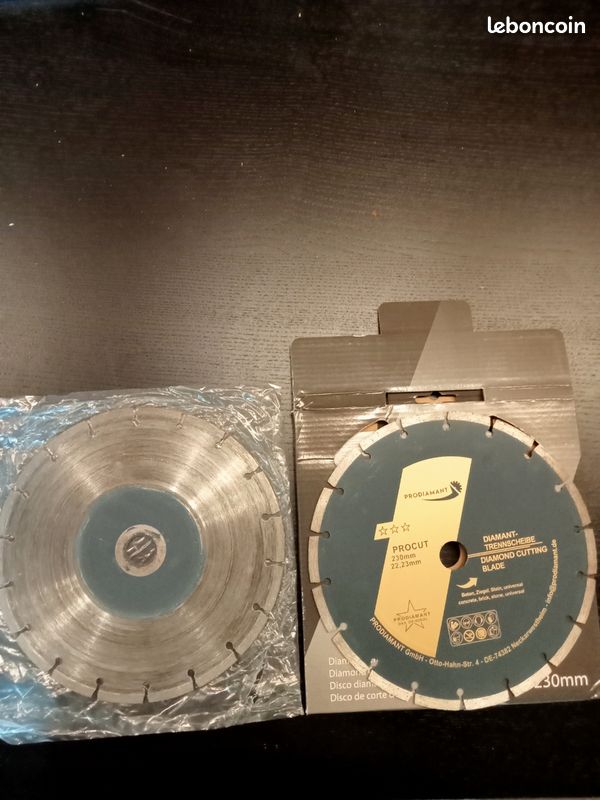 2 disque diamant diamètre 230 mm (image 1)