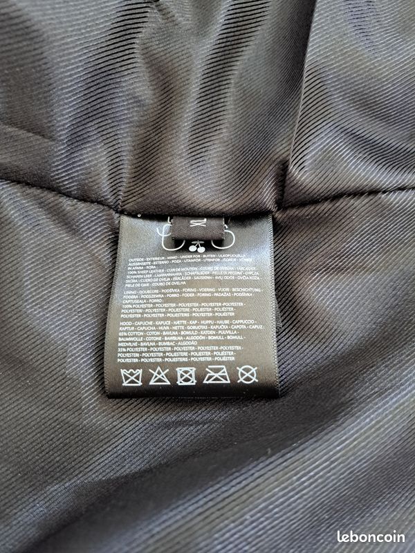 Veste en cuir véritable Le temps des cerises neuve étiquette (image 7)