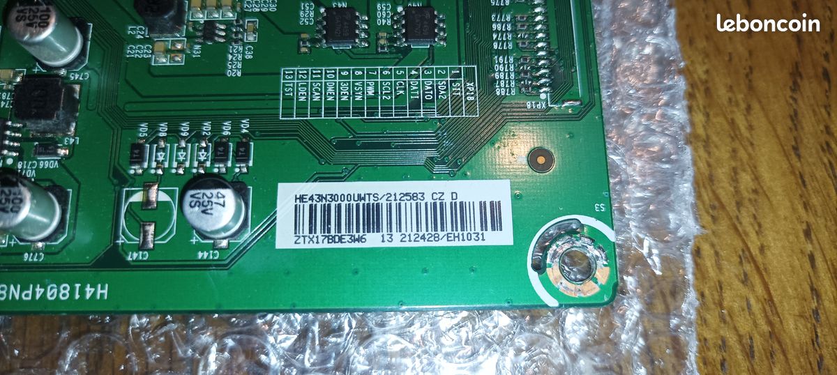 Carte Mère Hisense 50H4D – Réf 211118 / 214523 (Ouverte, Jamais Utilisée)