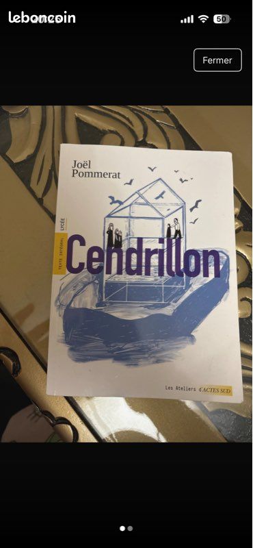 Livre condrillon de Joël pommerat (image 1)