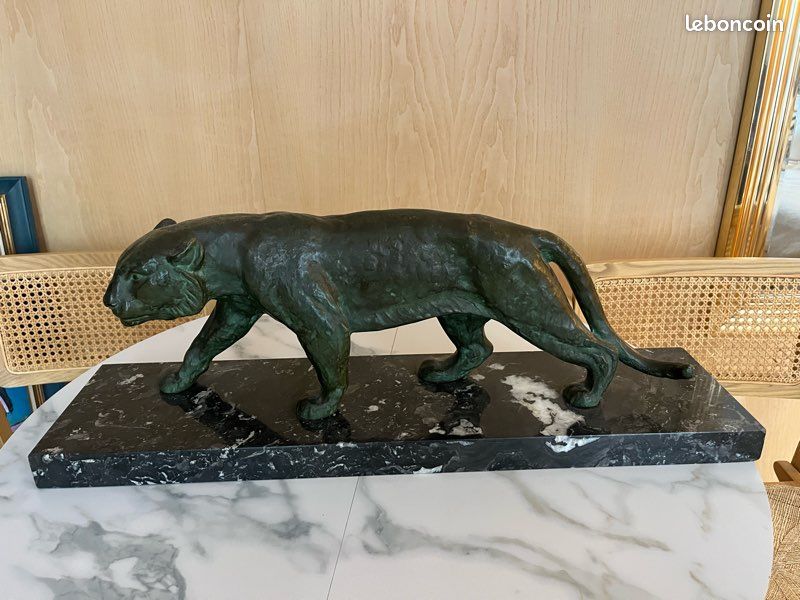 Panthère sculpture G Garreau 1930 (image 6)