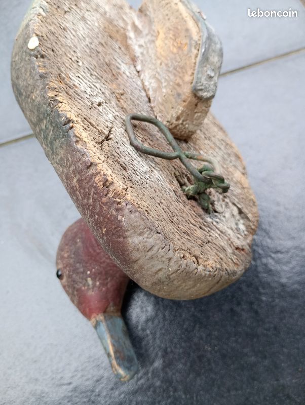 Appelant De Chasse Ancien En Bois - Canard, Blette, Pour Hutte Ou Limicole