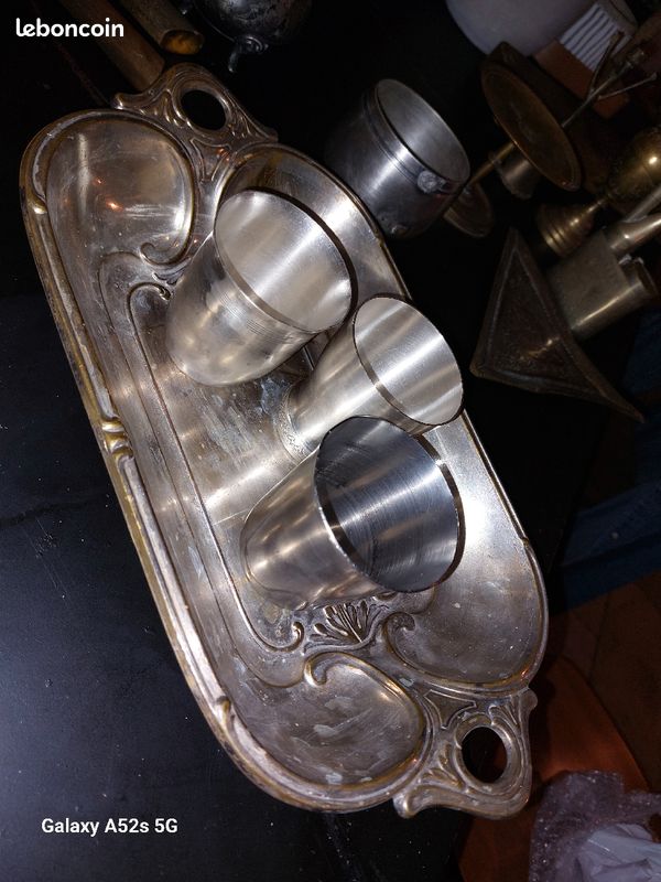 Lot timbales Baptêmes + plateau ancien (image 2)