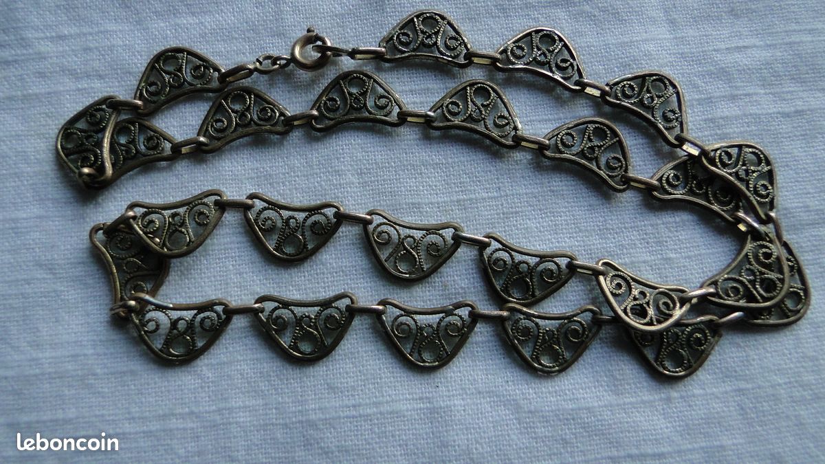 Collier chaine ancienne , (image 1)