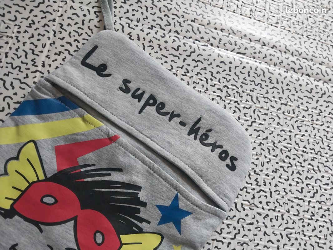 Pochette “Le super-héros” DPAM – gris coloré (image 2)