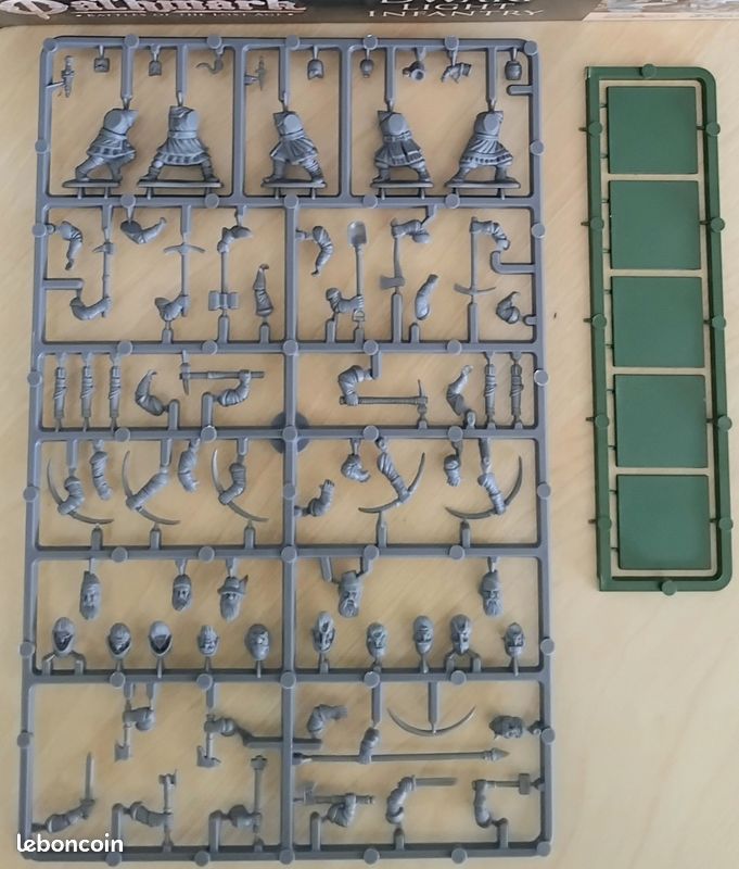 28mm - 5 Nains Rangers/Eclaireurs Oathmark lot n° 2- Fantasy - JDR (image 1)