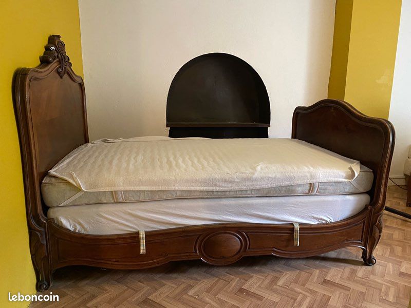 Lit / banquette bois années 30 (image 2)