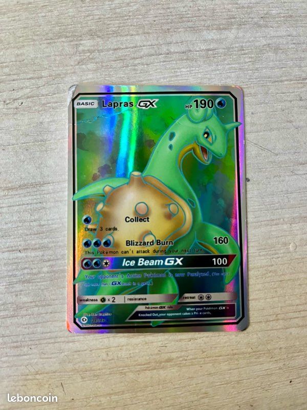 lapras gx pokemon card AGS (MINT 9) Jolteon Ex #4 (Japanese)