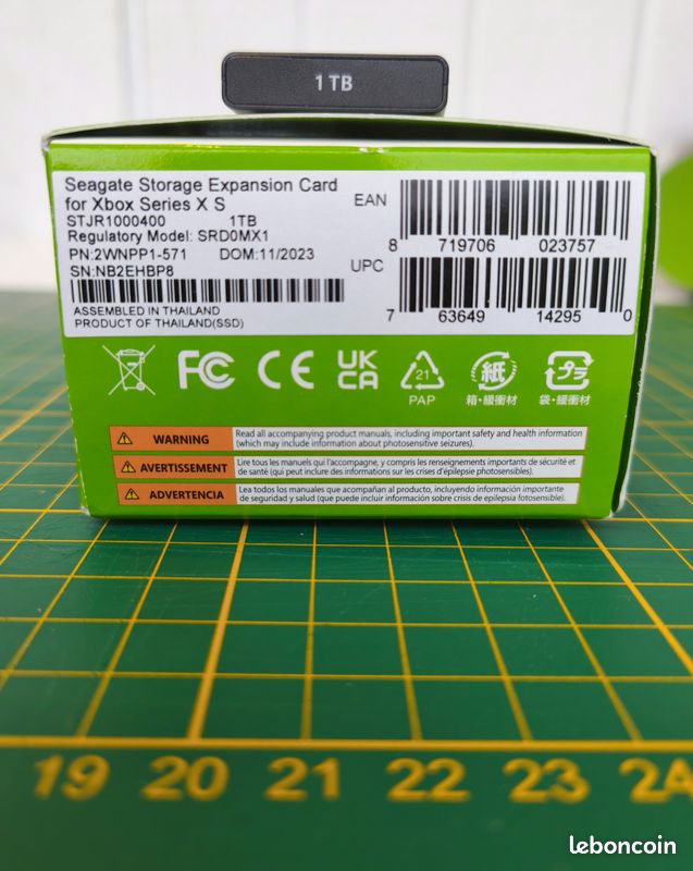 Carte d'extension de stockage Seagate 1 To pour Xbox Series X|S (STJR1000400) (image 5)