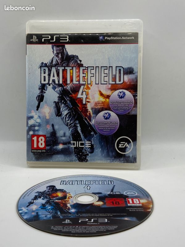 Jeu Battlefield 4 PS3 PAL FR - Bon état Avec Notice, édition PlayStation 3