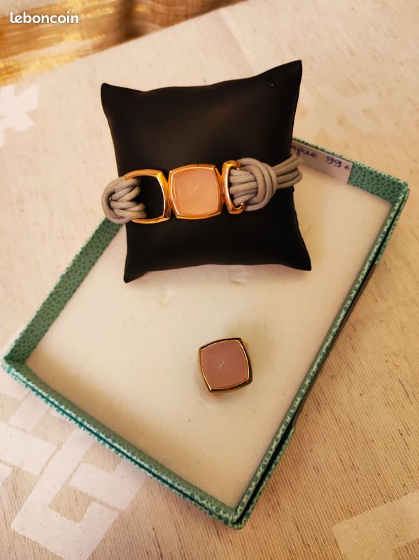 Ensemble bracelet et bague Pierre Lang NEUFS (image 1)