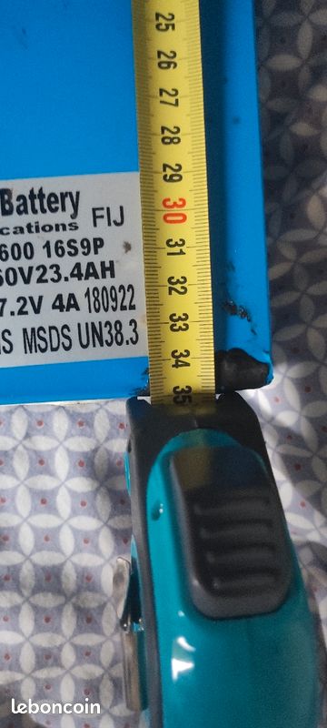 Batterie lithium 60v 23,4ah Vélo trottinette électrique (image 3)