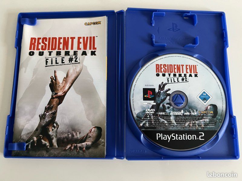 Jeu PlayStation 2 Resident Evil Outbreak - Complet, Bon état, Envoi Suivi